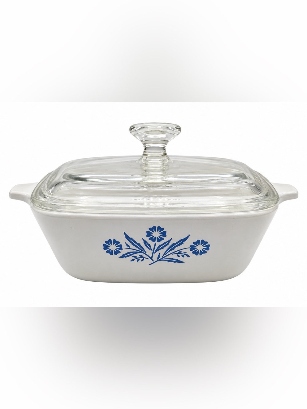 Vintage Corning Ware Blue Cornflower P-41-B 1¾ Cup Petite Pan Pyrex Lid